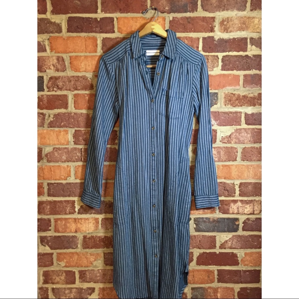 Anthropologie | Bellamy Striped Shirt Dress